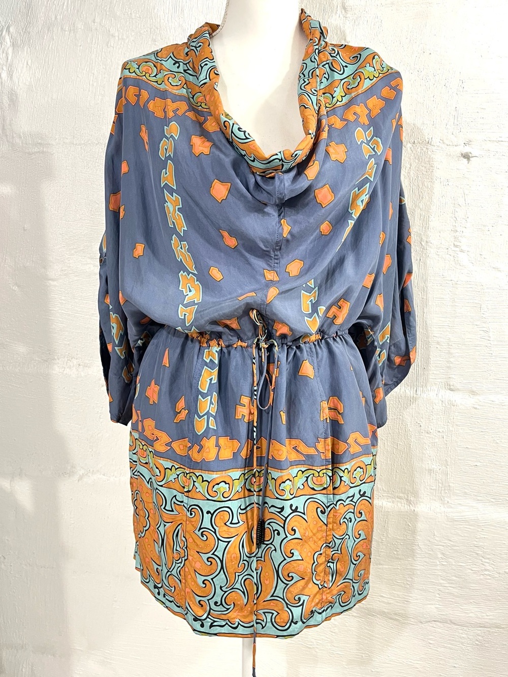 ANTHROPOLOGIE TRACY REESE PLENTY SILK TUNIC DRESS